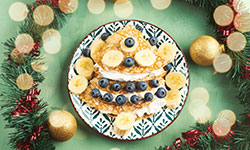 Holiday Breakfast We make the season brighter with spiked egg nog and merriment.